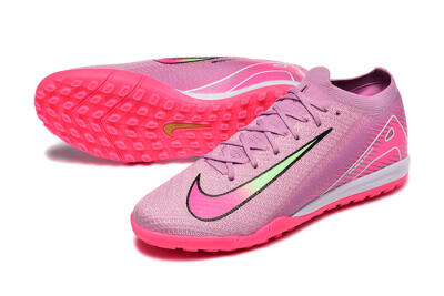 Nike Air Zoom Mercurial Vapor 16 Elite TF Football Shoes - Pink/Yellow/White