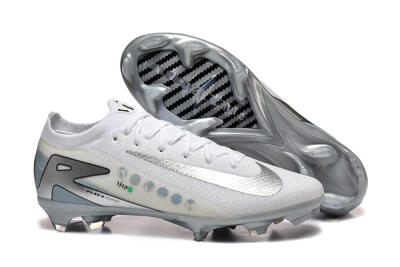 Nike Air Zoom Mercurial Vapor 16 Elite FG Football Boots - White/Silver/Grey