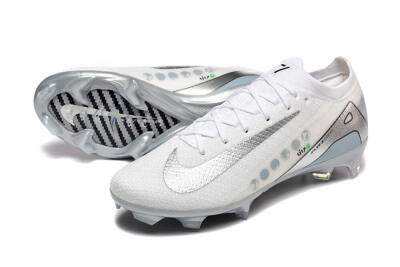Nike Air Zoom Mercurial Vapor 16 Elite FG Football Boots - White/Silver/Grey