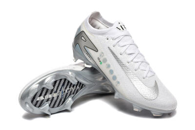 Nike Air Zoom Mercurial Vapor 16 Elite FG Football Boots - White/Silver/Grey