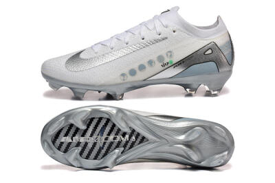 Nike Air Zoom Mercurial Vapor 16 Elite FG Football Boots - White/Silver/Grey