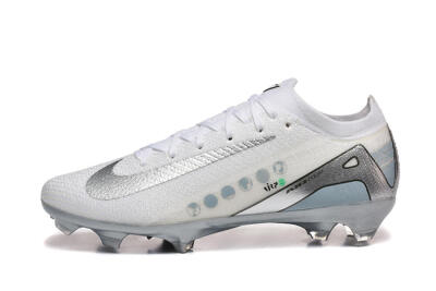 Nike Air Zoom Mercurial Vapor 16 Elite FG Football Boots - White/Silver/Grey