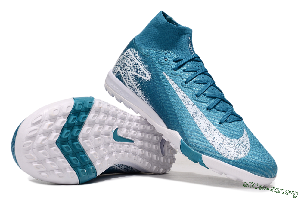 Nike Air Zoom Mercurial Superfly 10 Elite TF Football Shoes - Blue/White 1