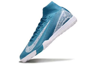 Nike Air Zoom Mercurial Superfly 10 Elite TF Football Shoes - Blue/White