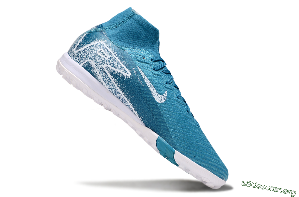 Nike Air Zoom Mercurial Superfly 10 Elite TF Football Shoes - Blue/White 4