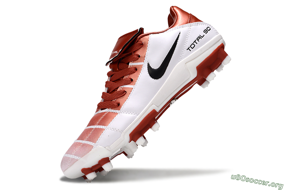 Nike Total 90 III FG Football Boots - Red/White/Black 6