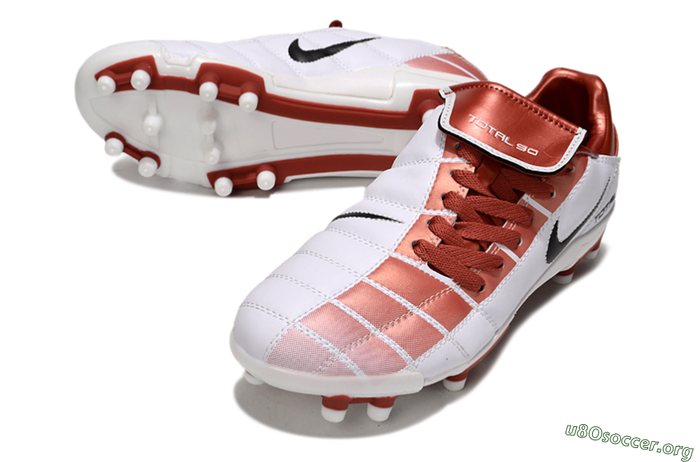 Nike Total 90 III FG Football Boots - Red/White/Black 0