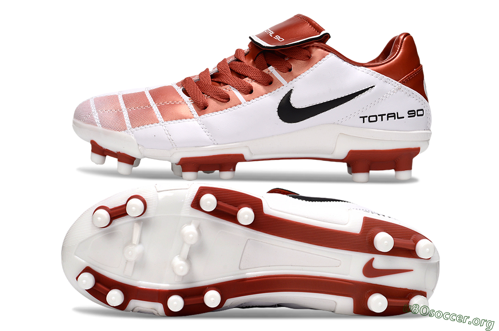 Nike Total 90 III FG Football Boots - Red/White/Black 1