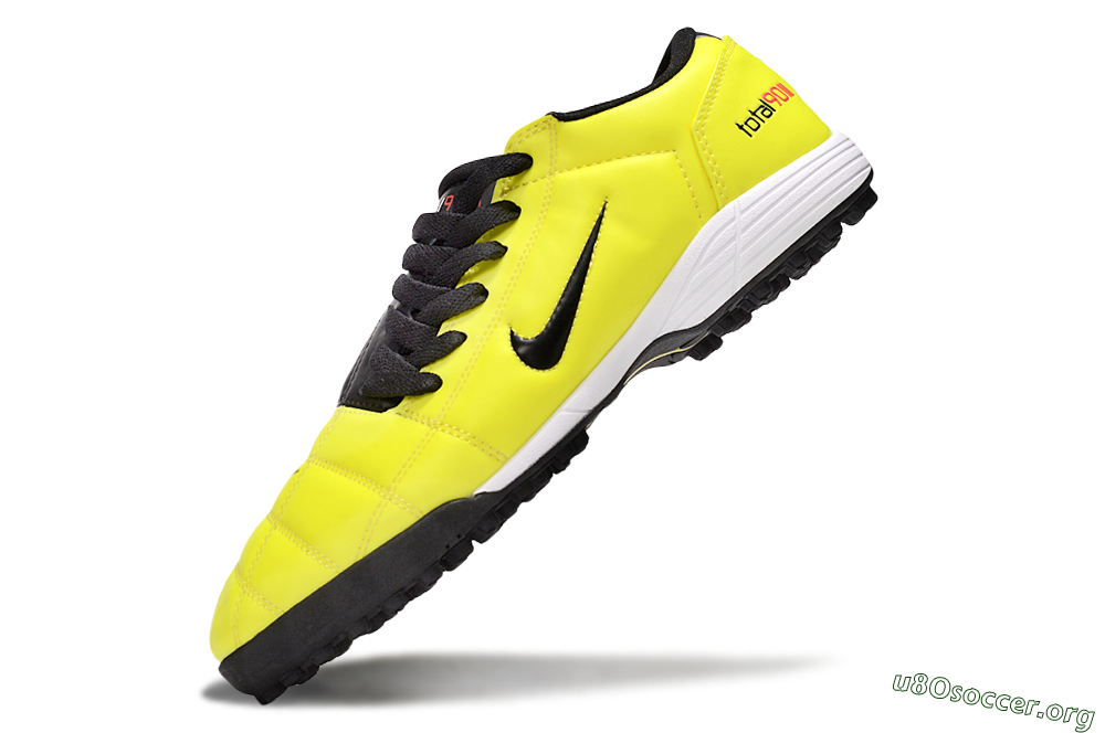 Nike Total 90 III TF Football Shoes - Yellow/Black/White 6