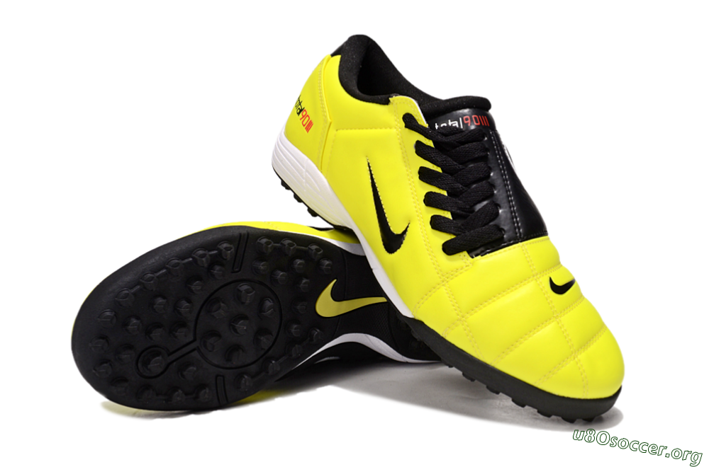 Nike Total 90 III TF Football Shoes - Yellow/Black/White 4
