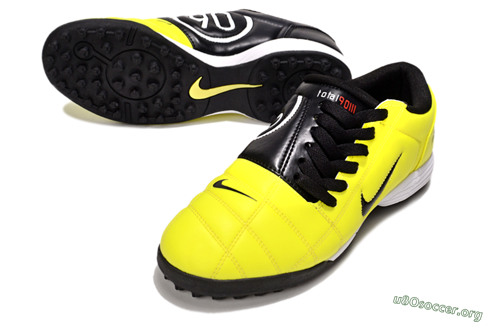 Nike Total 90 III TF Football Shoes - Yellow/Black/White 0