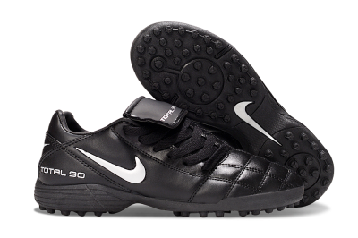 Nike Total 90 III TF Football Shoes - Black/White