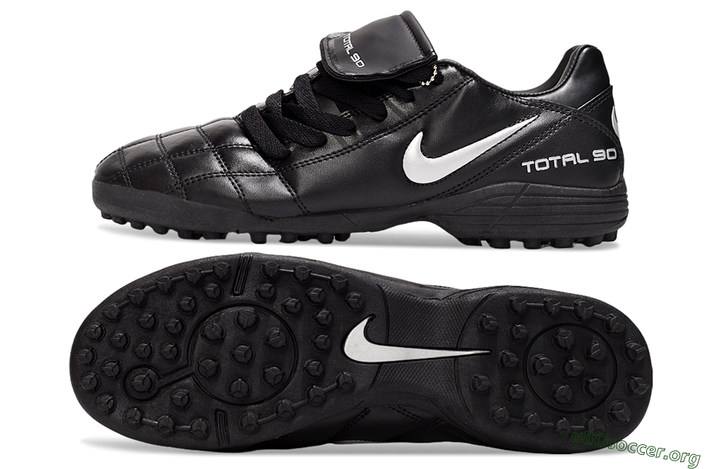 Nike Total 90 III TF Football Shoes - Black/White 1