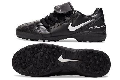Nike Total 90 III TF Football Shoes - Black/White