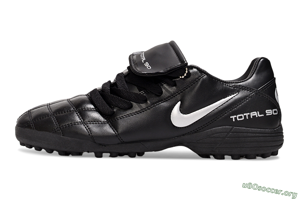 Nike Total 90 III TF Football Shoes - Black/White 3