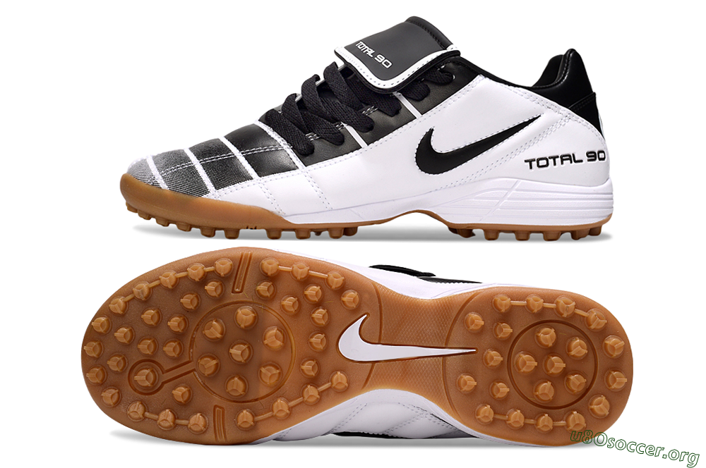 Nike Total 90 III TF Football Shoes - Black/White/Brown 1