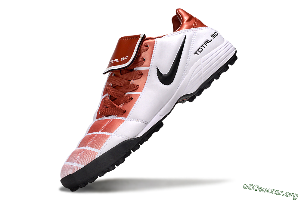 Nike Total 90 III TF Football Shoes - Red/White/Black 6