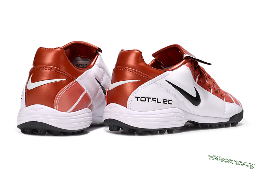 Nike Total 90 III TF Football Shoes - Red/White/Black 7
