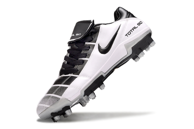 Nike Total 90 III FG Football Boots - Black/White/Grey