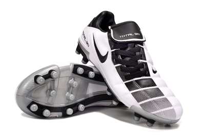 Nike Total 90 III FG Football Boots - Black/White/Grey