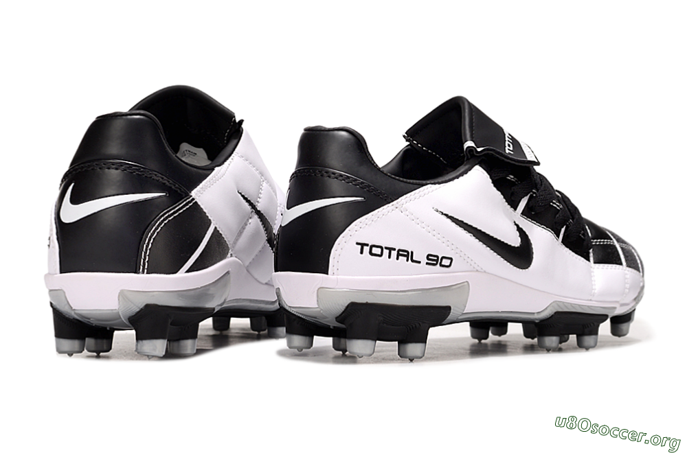 Nike Total 90 III FG Football Boots - Black/White/Grey 7