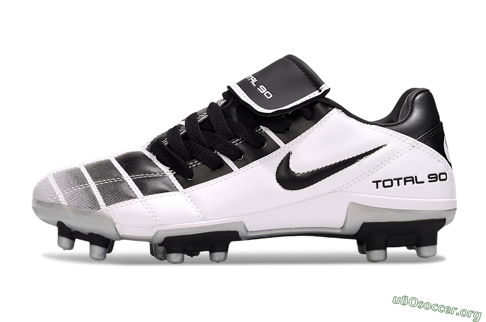 Nike Total 90 III FG Football Boots - Black/White/Grey 3