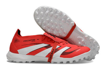 Adidas Predator 25 Foldover Tongue TF Football Shoes - Red/White/Black