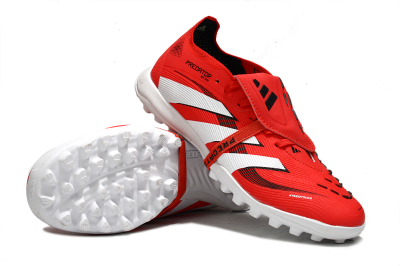 Adidas Predator 25 Foldover Tongue TF Football Shoes - Red/White/Black