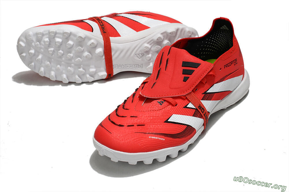 Adidas Predator 25 Foldover Tongue TF Football Shoes - Red/White/Black 0