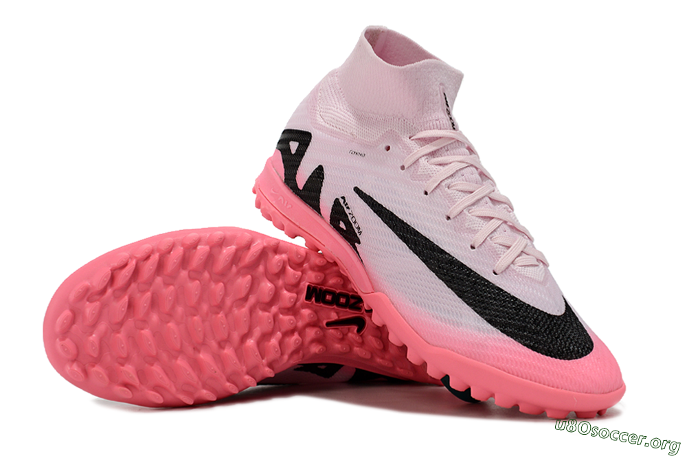 Nike Air Zoom Mercurial Superfly 9 Elite TF Football Shoes - Pink/Black 1