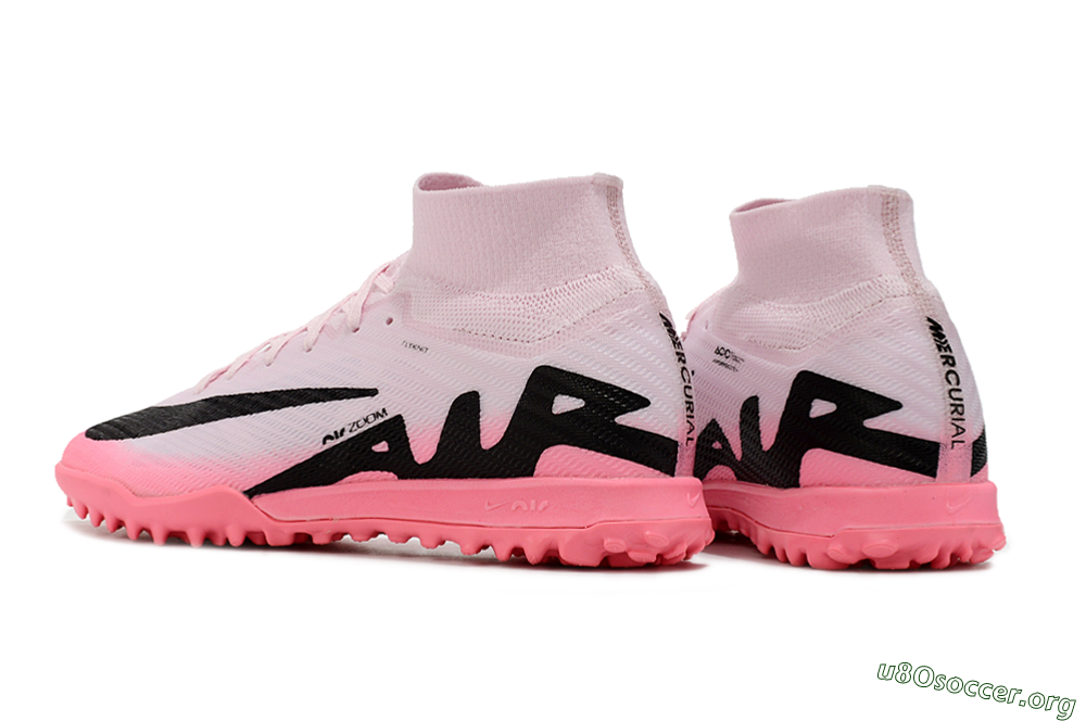 Nike Air Zoom Mercurial Superfly 9 Elite TF Football Shoes - Pink/Black 5