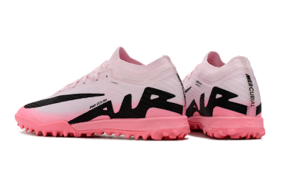 Nike Air Zoom Mercurial Vapor 15 Elite TF Football Shoes - Pink/Black