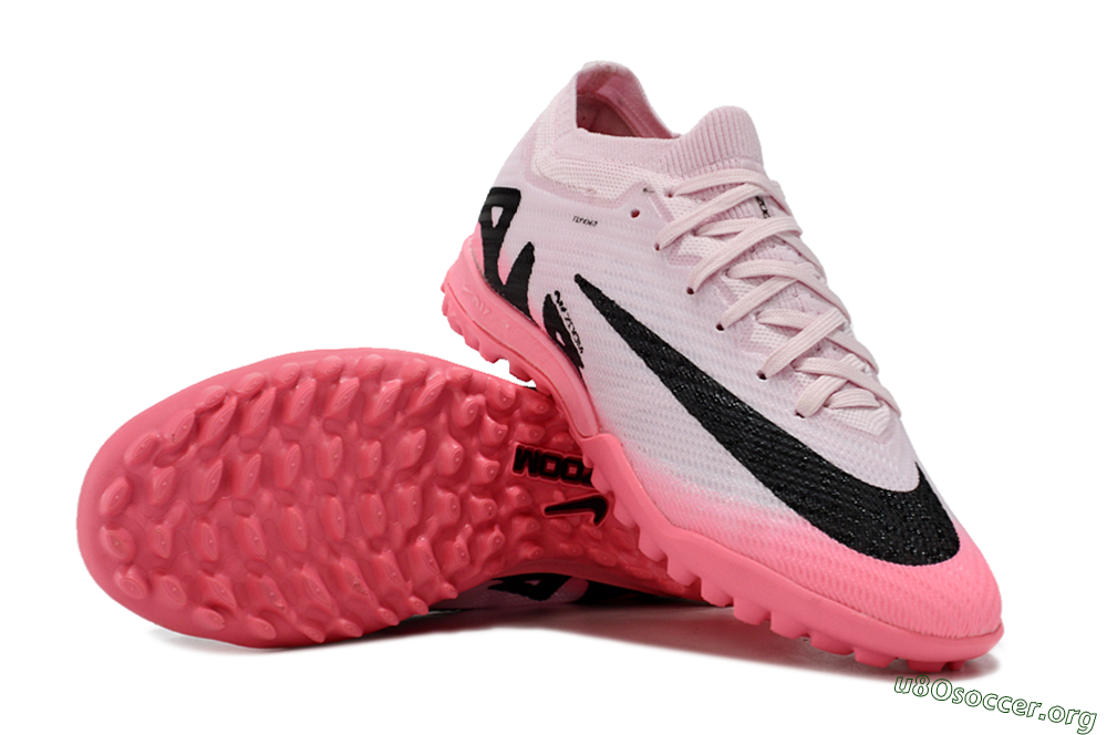 Nike Air Zoom Mercurial Vapor 15 Elite TF Football Shoes - Pink/Black 1