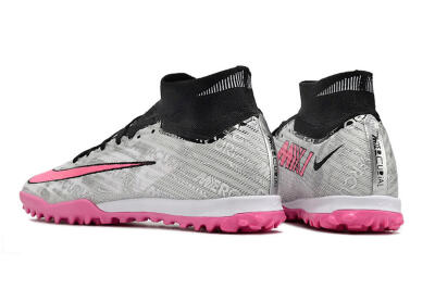 Nike Air Zoom Mercurial Superfly 9 Elite TF Football Shoes - Silver/Black/Pink