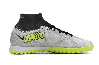 Nike Air Zoom Mercurial Superfly 9 Elite TF Football Shoes - Silver/Black/Yellow