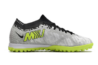 Nike Air Zoom Mercurial Vapor 15 Elite TF Football Shoes - Silver/Yellow/Black