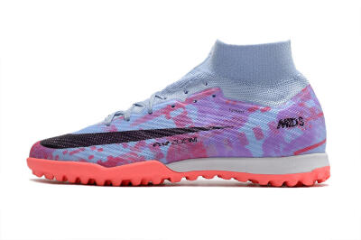 Nike Air Zoom Mercurial Superfly 9 Elite TF Football Shoes - Jade/Purple/Red