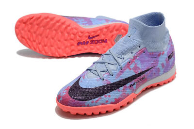Nike Air Zoom Mercurial Superfly 9 Elite TF Football Shoes - Jade/Purple/Red
