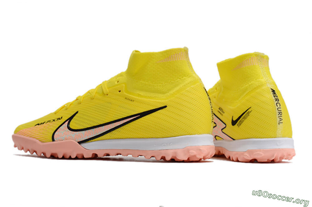 Nike Air Zoom Mercurial Superfly 9 Elite TF Football Shoes - Yellow/Pink/Black 5