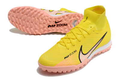 Nike Air Zoom Mercurial Superfly 9 Elite TF Football Shoes - Yellow/Pink/Black