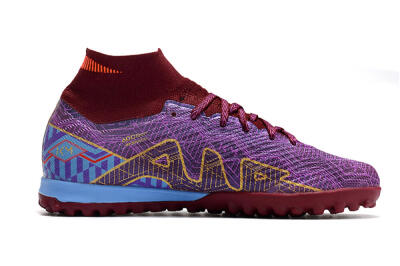 Nike Air Zoom Mercurial Superfly 9 Elite TF Football Shoes - Purple/Black/Gold
