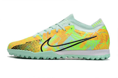 Nike Air Zoom Mercurial Vapor 15 Elite TF Football Shoes - Jade/Yellow/Black