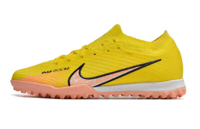 Nike Air Zoom Mercurial Vapor 15 Elite TF Football Shoes - Yellow/Pink/Black