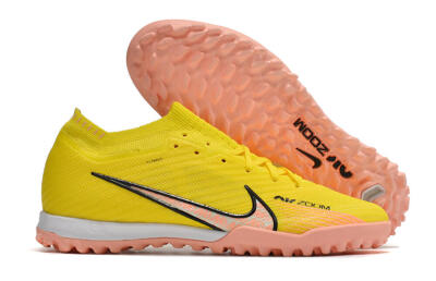 Nike Air Zoom Mercurial Vapor 15 Elite TF Football Shoes - Yellow/Pink/Black