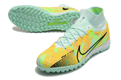 Nike Air Zoom Mercurial Superfly 9 Elite TF Football Shoes - Jade/Yellow/Black