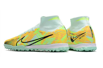 Nike Air Zoom Mercurial Superfly 9 Elite TF Football Shoes - Jade/Yellow/Black