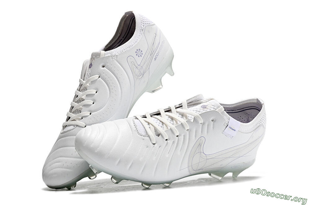 Nike Tiempo Legend 9 Elite FG Football Boots - Beige/Purple 6