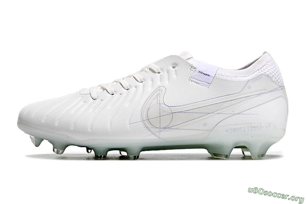Nike Tiempo Legend 9 Elite FG Football Boots - Beige/Purple 3