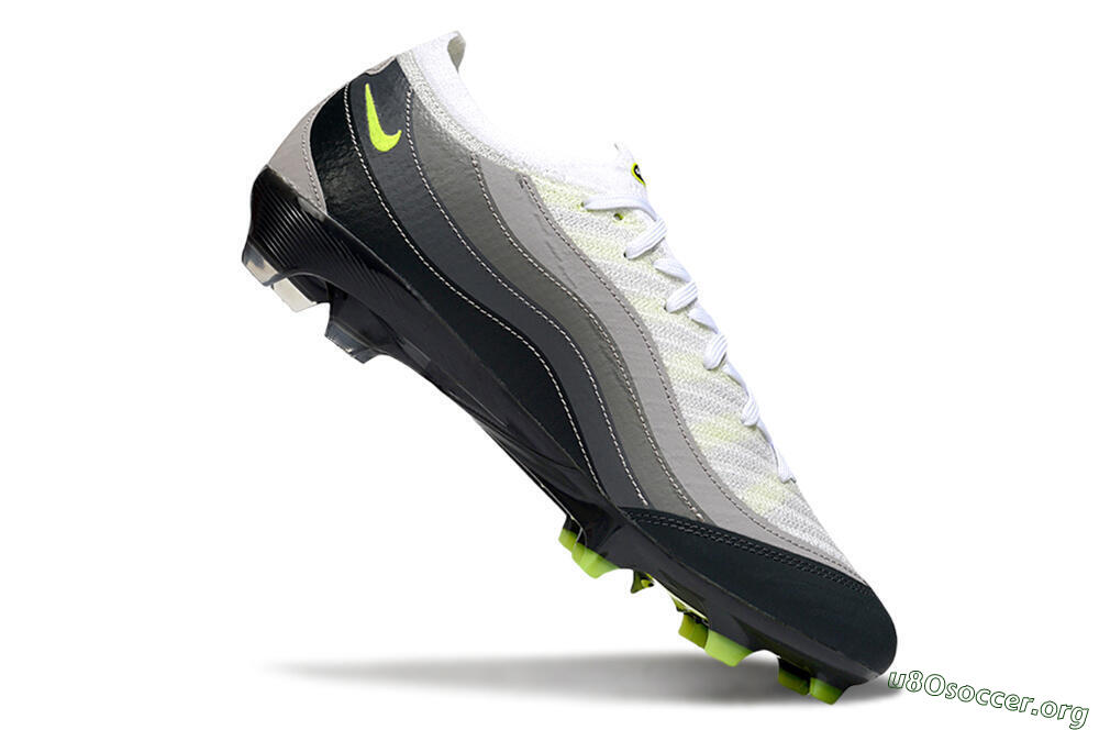Nike Air Zoom Mercurial Vapor 16 Elite FG Football Boots - White/Grey/Black 5