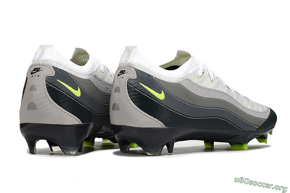 Nike Air Zoom Mercurial Vapor 16 Elite FG Football Boots - White/Grey/Black 7